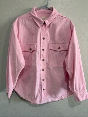 Universal Thread Pink Button-Front Corduroy